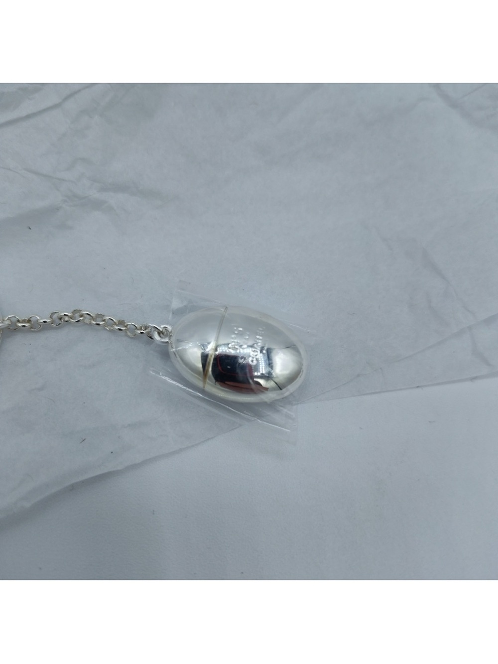 CHANEL N°5 L’EAU Silver Keychain VIP Perfume Capsule with Ribbon & Box AUTHENTIC - Picture 8 of 12